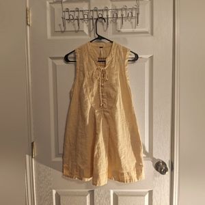 Free People beautiful cotton sleeveless mini dress
